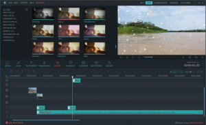 filmora how to edit drone footage