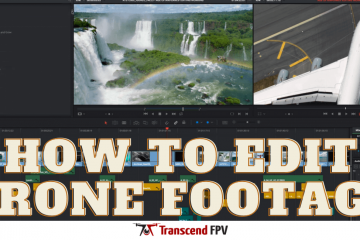 how to edit drone footage